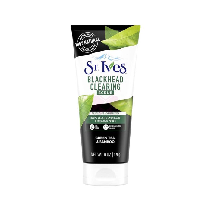 St. Ives Green Tea Scrub Blackhead Clearing 170 gm, 077043358023