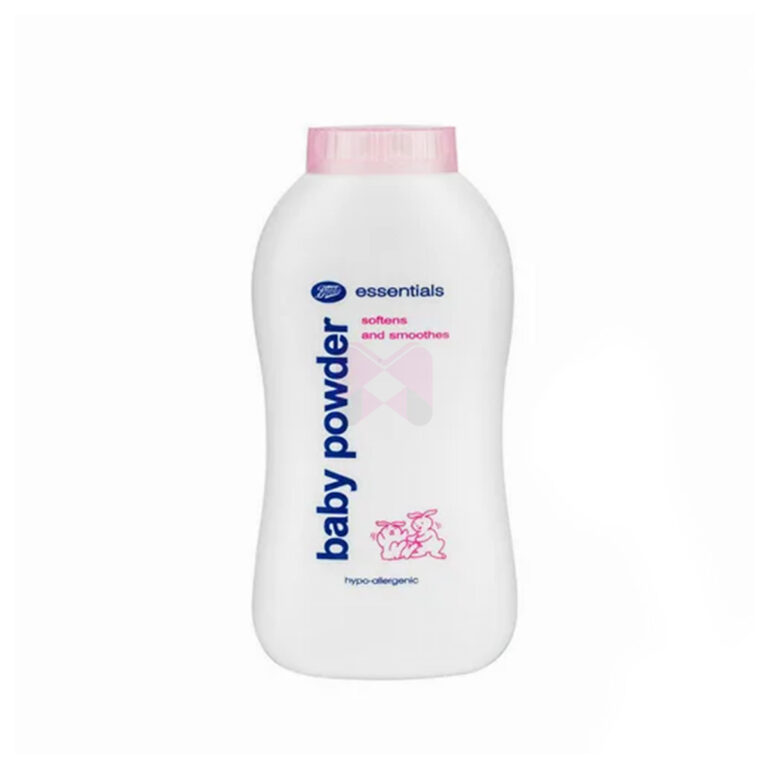 Boots Essentials Softens and Smoothes Hypo-Allergenic Baby Powder - 200gm